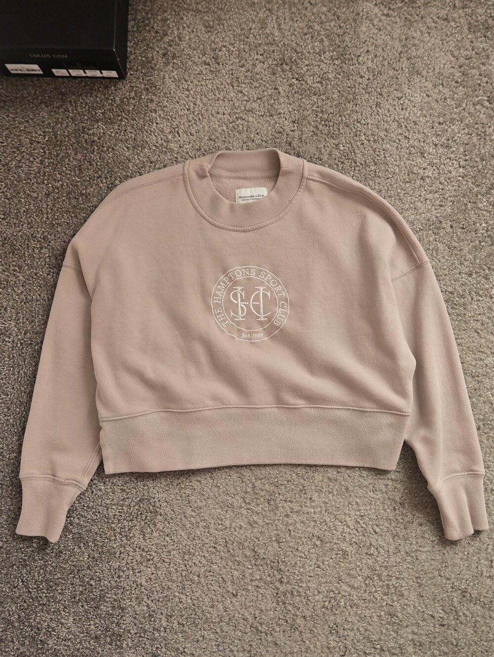 A&F Embroidered Crew Neck
